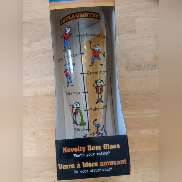 Oversized Novelty Beer Glass Novelty Boozometer Beer - Picture 5 of 10